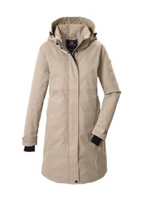 G.I.G.A. by Killtec Parka "GW 60 WMN PRK", Damen, Gr. 38, beige (hellbeige), Obermaterial: 59% Polyester, 41% Elasthan.Futter: 100% Polyester.F&uuml;llung: 100% Polyester, G.I.G.A. DX BY KILLTEC, Jacken Parka, Winddichter, wasserabweisender Damenparka mit abnehmbarer Kapuze