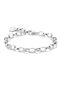 Charm-Armband Thomas Sabo "Charm Club Original Armband" Gr. 19, silber (silberfarben), Armb&auml;nder, Damen, 19, Metall, Charm-Armband