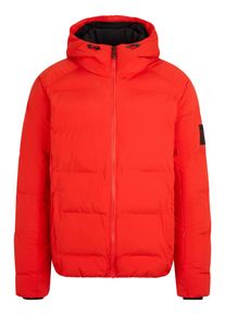 Winterjacke Ziener "TYERS-Z AQUASHIELD HERREN", Herren, Gr. 56, rotunkelschwarz, Obermaterial: 100% Polyester. Futter: 100% Polyester. Futter 2: 100% Polyamid. Wattierung: 100% Polyester. Wattierung 2: 100% Polyester, Jacken Winterjacke, wasser- und winddicht, atmungsaktiv, warm durch synthetische Daune