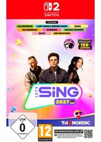 THQ NORDIC Spielesoftware "Let's Sing 2027", bunt (ohne farbbezeichnung), Nintendo Switch 2, Spielesoftware, Spielesoftware