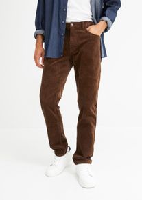 Cordhose bonprix "Regular Fit Stretch-Cordhose mit Komfortschnitt", Herren, Gr. 54, N-Gr, braun, Obermaterial: 98% Baumwolle, 2% Elasthan, regular fit, Hosen Cordhose, aus Baumwolle und Elasthan, Regular Fit, Komfortschnitt
