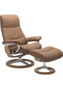 Relaxsessel stressless "View", braun (latte batick), B:78cm H:108cm T:78cm, Leder BATICK: BATICK ist ein leicht korrigiertes, durchgef&auml;rbtes und genarbtes M&ouml;belleder, bei dem die meisten Unebenheiten und Spuren in der Regel entfernt wurden.;Leder PALOMA: PALOMA ist ein durchgef&auml;rbtes Semianilin-M&ouml;belleder mit nat&uuml;rlicher Narbung.;ROHLEDER Stoff Q2 FARON: Ein fester zuverl&auml;ssiger Boucl&eacute; mit einem s
