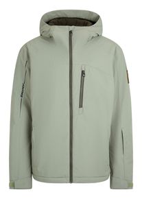 Skijacke Ziener "TAPTI-Z AQUASHIELD HERREN", Herren, Gr. 48, gr&uuml;n (dusty gr&uuml;n ripstop), Obermaterial: 100% Polyester. Futter: 100% Polyamid. Wattierung: 100% Polyester, Jacken Skijacke, wasserdicht, winddicht, atmungsaktiv, elastisch, Kapuze