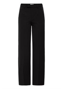 Stoffhose Pulz Jeans "Damen Freizeithose PZLEONORA", Damen, Gr. 34, N-Gr, schwarz (schwarz beauty), Obermaterial: 65% Polyester PES. 32% Viskose CV. 3% Elasthan EL., Hosen Stoffhose