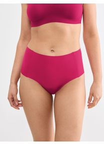 High-Waist-Slip Sloggi "ZERO Feel 2.0", Damen, Gr. XS, pink (berry), Jersey, Obermaterial: 76% Polyamid, 24% Elasthan, k&ouml;rpernah, Unterhosen High-Waist-Slip, feine Mikrofaser, atmungsaktiv, mit hoher Taille, ultraleicht