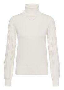 Strickpullover Saint Tropez "Damen Strickpullover MarcySZ", Damen, Gr. XS, wei&szlig; (ice), Obermaterial: 70% Viskose LENZING LenzingCV. 30% Polyester PES., Pullover Strickpullover