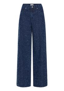 Regular-fit-Jeans Pulz Jeans "Damen Jeans PZDAPHNE", Damen, Gr. 26, L&auml;nge 32, blau (dunkelblau denim), Obermaterial: 95% Baumwolle CO. 5% Viskose CV., Jeans Regular-fit-Jeans