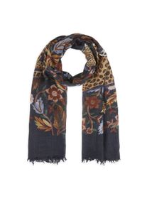 Modetuch Codello "Codello Schal", Damen, blau, Obermaterial: 100% Wolle WO., bunt, Modet&uuml;cher Modetuch, mit Leomuster