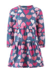 Sommerkleid happy girls "M&auml;dchenkleid", M&auml;dchen, Gr. 152, EURO-Gr&ouml;&szlig;en, bunt (jeans blau), Stoff, 100% Baumwolle, normal, Kleider Sommerkleid