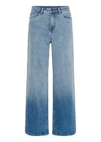 Regular-fit-Jeans Kaffe "Damen Jeans KAmiala", Damen, Gr. 40, N-Gr, blau (light blau denim ombre), Obermaterial: 98% Baumwolle CO. 2% Elasthan EL., Jeans Regular-fit-Jeans