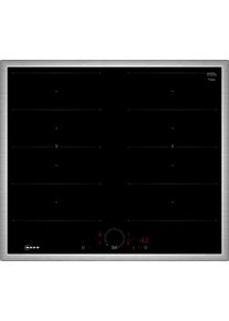 Neff Flex-Induktions-Kochfeld "T66SHX4L0", grau (silberfarben), B:58,3cm H:5,5cm T:51,3cm, Kochfelder, Twist Touch Steuerung & intuitive, flexible Kochzonen, Flex-Induktions-Kochfeld