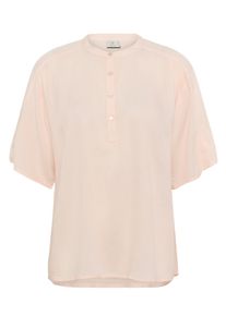 Kurzarmbluse Kaffe "Damen Bluse kurzarm BPcharlotte", Damen, Gr. M, pink (crystal pink), Obermaterial: 100% Viskose LENZING ECOVERO CV LenzEcov., Blusen Kurzarmbluse