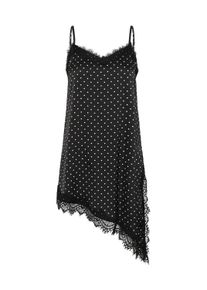 Blusentop Kaffe "Damen Bluse &auml;rmellos KAmissy", Damen, Gr. 44, schwarz (schwarz with wei&szlig; dot), Obermaterial: 100% Polyester PES., Blusen Blusentop