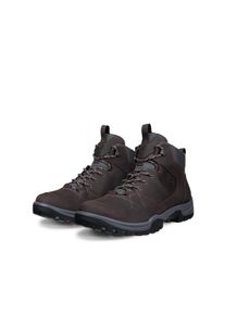 Outdoorschuh Ecco "Ecco RECEPTOR TREKK", Herren, Gr. 40, braun (dunkelbraun), Nubukleder, Textil, Schuhe Outdoorschuh, Wanderstiefel, Winterboots, Schn&uuml;rboots in schmaler Form