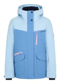 Skijacke Ziener "AKONIA-Z AQUASHIELD M&Auml;DCHEN", M&auml;dchen, Gr. 128, shadow blau, Obermaterial: 100% Polyester. Futter: 100% Polyamid. Futter 2: 100% Polyester. Wattierung: 100% Polyester, Jacken Skijacke, wasser- u. winddicht, atmungsaktiv, warm, reflektierende Elemente