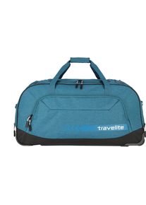 Weichgep&auml;ck-Trolley Travelite "KICK OFF Reisetasche mit Rollen", Damen, Gr. B/H/T: 77cm x 41cm x 38cm 120 l, blau (petrol), Polyester, unifarben, Koffer Weichgep&auml;ck-Trolley, gro&szlig;e Reise- und Freizeittasche &ndash; ideal als Reisegep&auml;ck