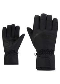 Skihandschuhe Ziener "GALLIUSS-Z AQUASHIELD", Herren, Gr. 6,5, schwarz, Kunstfaser, Handschuhe Skihandschuhe, wasserdicht, winddicht, atmungsaktiv