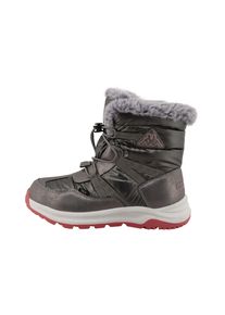 Winterboots Kappa "RUTH", M&auml;dchen, Gr. 31, grau (grau, rose), Synthetik, Schuhe Winterboots, Winterschuhe, Winterstiefel, Snowboots, wasserdicht