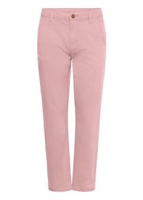 Stoffhose Culture "Damen Freizeithose CUBRITA", Damen, Gr. 46, N-Gr, rosa (woodrose), Obermaterial: 98% Baumwolle CO. 2% Elasthan EL., Hosen Stoffhose