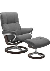 Relaxsessel stressless "Mayfair", grau (dunkelgrau dinamica), B:92cm H:103cm T:79cm, Leder BATICK: BATICK ist ein leicht korrigiertes, durchgef&auml;rbtes und genarbtes M&ouml;belleder, bei dem die meisten Unebenheiten und Spuren in der Regel entfernt wurden.;Leder PALOMA: PALOMA ist ein durchgef&auml;rbtes Semianilin-M&ouml;belleder mit nat&uuml;rlicher Narbung.;ROHLEDER Stoff Q2 FARON: Ein fester zuverl&auml;ssiger Boucl&eacute; mi