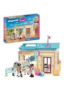 Konstruktions-Spielset Playmobil "Tierarztpraxis (72128), I Love Horses", bunt, Spielbausteine, Kinder, Kunststoff, Konstruktions-Spielset, Made in Europe