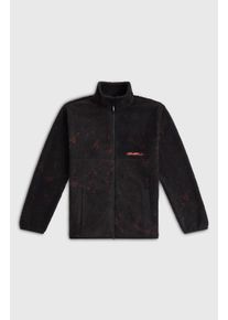 O`Neill Fleecejacke O'NEILL "HIGH PILE FZ FLEECE", Kinder, Gr. 164, schwarz (schwarz basalt), Obermaterial: 100% Polyester, Jacken Fleecejacke, mit durchgehendem Rei&szlig;verschluss, schnell trocknend, atmungsaktiv