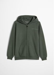 Marc O'Polo Kapuzensweatjacke MARC O'POLO "Kn.-Sweatjacke", Jungen, Gr. 152, gr&uuml;n, Sweatware, Obermaterial: 100% Baumwolle, Rippb&uuml;ndchen, Sweatjacken Kapuzensweatjacke