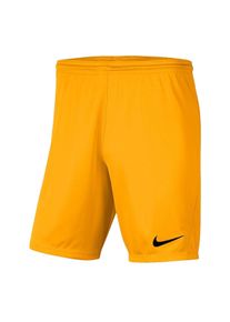 Nike Heren Dry Park III Korte Broek (Geel)