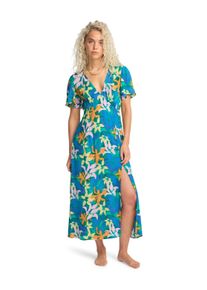 Sommerkleid Billabong "Jet Set", Damen, Gr. S, bunt (agua flores), Obermaterial:100% Viskose., Kleider Sommerkleid