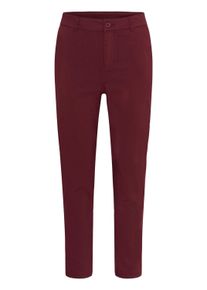Stoffhose Culture "Damen Casual Hose CUbengtha", Damen, Gr. 44, N-Gr, rot (zinfandel), Obermaterial: 75% Viskose CV. 21% Polyamid PA. 4% Elasthan EL., Hosen Stoffhose