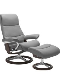 Relaxsessel stressless "View", grau (wild dove batick), B:78cm H:108cm T:78cm, Leder BATICK: BATICK ist ein leicht korrigiertes, durchgef&auml;rbtes und genarbtes M&ouml;belleder, bei dem die meisten Unebenheiten und Spuren in der Regel entfernt wurden.;Leder PALOMA: PALOMA ist ein durchgef&auml;rbtes Semianilin-M&ouml;belleder mit nat&uuml;rlicher Narbung.;ROHLEDER Stoff Q2 FARON: Ein fester zuverl&auml;ssiger Boucl&eacute; mit eine