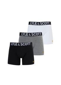 Lyle & Scott - Set van 3 modieuze zwembroeken in zwart