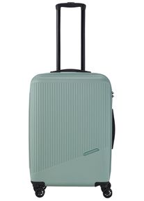 Hartschalen-Trolley Travelite "BALI Reisekoffer Hartschale", Damen, Gr. B/H/T: 45cm x 67cm x 26cm 65 l, gr&uuml;n (mint), ABS, unifarben, Basic, Koffer Hartschalen-Trolley, TSA-Schloss &ndash; robustes Reisegep&auml;ck
