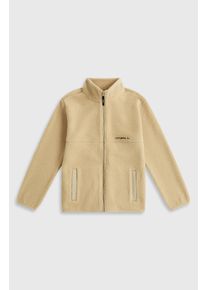 O`Neill Fleecejacke O'NEILL "HIGH PILE FZ FLEECE", Kinder, Gr. 164, beige (olive blush), Obermaterial: 100% Polyester, Jacken Fleecejacke, mit durchgehendem Rei&szlig;verschluss, schnell trocknend, atmungsaktiv