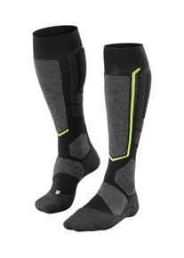Kniestr&uuml;mpfe Falke "SB2", Damen, Gr. 37-38, schwarz (schwarz, mix (3010)), Obermaterial: 50% Polypropylen PP. 20% Polyacryl PAN. 18% Wolle WO. 12% Polyamid PA., Socken Kniestr&uuml;mpfe