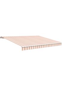 Gelenkarmmarkise Wismar Gr. 10, beige (natur, braun), B:400cm, Polyacryl, Markisen, Gelenkarmmarkise, B: 400 cm, in versch. Ausf&auml;llen und Dessins
