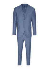 Anzug SteffenKlein "SteffenKlein Anzug", Herren, Gr. 106, N + S Gr, blau (hellblau), Obermaterial: 65% Polyester PES. 35% Viskose CV. Futter: 100% Polyester PES. 100% Polyester PES., uni, slim fit, Anz&uuml;ge Anzug, Slim Fit