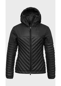 Sch&ouml;ffel Funktionsjacke SCH&Ouml;FFEL "Down Jacket Style Cascata WMS", Damen, Gr. 36, 9990, schwarz, Oberstoff: 100% Nylon. Wattierung: 100% Polyester. Futter: 100% Nylon. ENTH&Auml;LT NICHTTEXTILE TEILE TIERISCHEN URSPRUNGS. F&uuml;llung: 90% Daune, 10% Federn, regular fit, hoch geschlossener Ausschnitt, Jacken Funktionsjacke