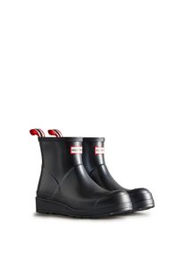 Gummistiefel Hunter "Play Short Nebula", Damen, Gr. 40, schwarz, Synthetik, Schuhe Gummistiefel, wasserdicht