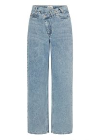 Regular-fit-Jeans Ichi "Damen Jeans IHMANDY", Damen, Gr. 28, L&auml;nge 32, blau (denim light blau stonewashed), Obermaterial: 100% Baumwolle CO., Jeans Regular-fit-Jeans