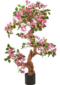 Kunstbaum Creativ green "Bougainvillea", rosa (mauve), H:130cm, Obermaterial: 60% Polyester, 40% Kunststoff, Kunstpflanzen, Kunstbaum, mit traumhaft sch&ouml;nen Bl&uuml;ten