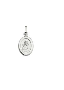 Kettenanh&auml;nger Firetti "Schmuck Geschenk Silber 925 Halsschmuck Anh&auml;nger Kreis mit Engelmotiv", silberfarben, Schmuckanh&auml;nger, Damen, Silber 925 (Sterlingsilber), 0,81 g, Kettenanh&auml;nger