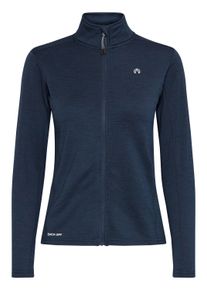 Sweatjacke North Bend "Funktionsjacke NBKaja W", Damen, Gr. 38, blau (navy blazer), Obermaterial: 92% Polyester PES. 8% Elasthan EL., Sweatjacken Sweatjacke