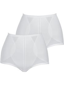 Miederhose SuSa "2er Pack Miederhose Classics", Damen, Gr. 65, wei&szlig; (wei&szlig; wei&szlig;), Stoff, Obermaterial: 80% Polyamid PA. 20% Elasthan EL., Unterhosen Miederhose