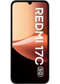 Xiaomi Smartphone "Redmi 17C 5G", Energieeffizienz: A, gold (braun), 128 GB, Mobiltelefone, Smartphone