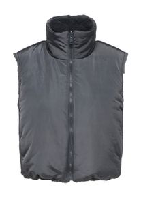 Pl&uuml;schweste Only "ONLDANA FAUX FUR REV.WAISTCOAT OTW CC", Damen, Gr. L, grau (schwarzened pearl), Pl&uuml;sch, Obermaterial: 100% Polyester, unifarben, normal, Westen Pl&uuml;schweste, Kunstfaser