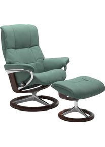 Relaxsessel stressless "Mayfair", gr&uuml;n (aqua gr&uuml;n paloma), B:92cm H:103cm T:79cm, Leder BATICK: BATICK ist ein leicht korrigiertes, durchgef&auml;rbtes und genarbtes M&ouml;belleder, bei dem die meisten Unebenheiten und Spuren in der Regel entfernt wurden.;Leder PALOMA: PALOMA ist ein durchgef&auml;rbtes Semianilin-M&ouml;belleder mit nat&uuml;rlicher Narbung.;ROHLEDER Stoff Q2 FARON: Ein fester zuverl&auml;ssiger Boucl&eacute; mit e
