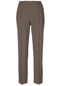 Schlupfhose GOLDNER "Re-fresh Schlupfhose", Damen, Gr. 48, N-Gr, beige (taupe), Obermaterial: 100% Polyester COOLMAX(R) PES(Coolmax)., normal, Hosen Schlupfhose, Waschen-Trocknen-Anziehen-Qualit&auml;t
