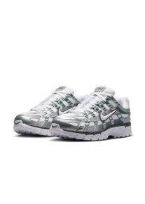 Sneaker Nike Sportswear "W P-6000", Damen, Gr. 43, silber (wei&szlig;, wei&szlig;, mica gr&uuml;n, camo gr&uuml;n), Textil, Schuhe Sneaker