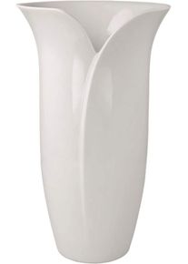 Dekovase Goebel "Kaiser Porzellan - Kalla", wei&szlig; (biskuit wei&szlig;), B:13,5cm H:23cm T:12,5cm, Biskuitporzellan, Vasen, Dekovase, 16 cm, 23 cm und 32 cm